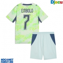 Švicarska Breel Embolo #7 Gostujuci Dres za djecu SP 2026 Kratak Rukav (+ Kratke hlače)